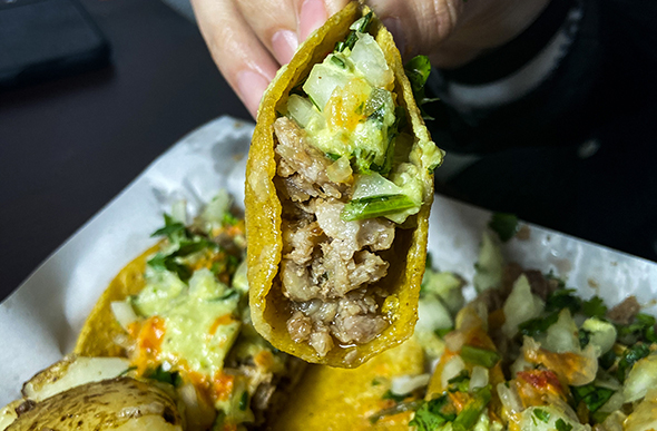 Tacos de bistec en Apodaca